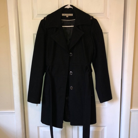Kenneth Cole Jackets & Blazers - Women’s Black Pea Coat